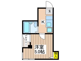 ウッディーエイトの物件間取画像